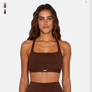 SET Active LUXFORM® RACER BOX BRA in coco